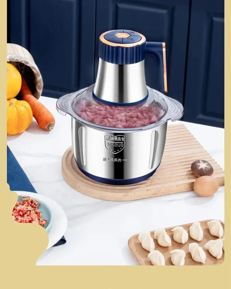 🥩 Hachoir électrique à viande en acier - Paradis Cuisine