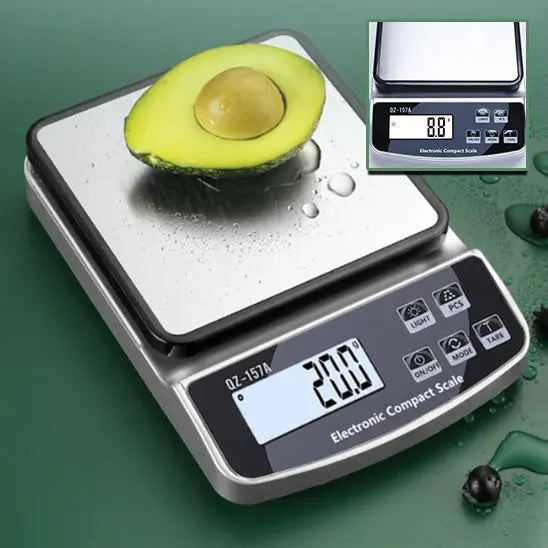 10KG/5KG/3KG Electronic Scale USB Charge Precision Kitchen Balance Food Scale Household Coffee Scale Smart Digital Baking Scale Paradis Cuisine