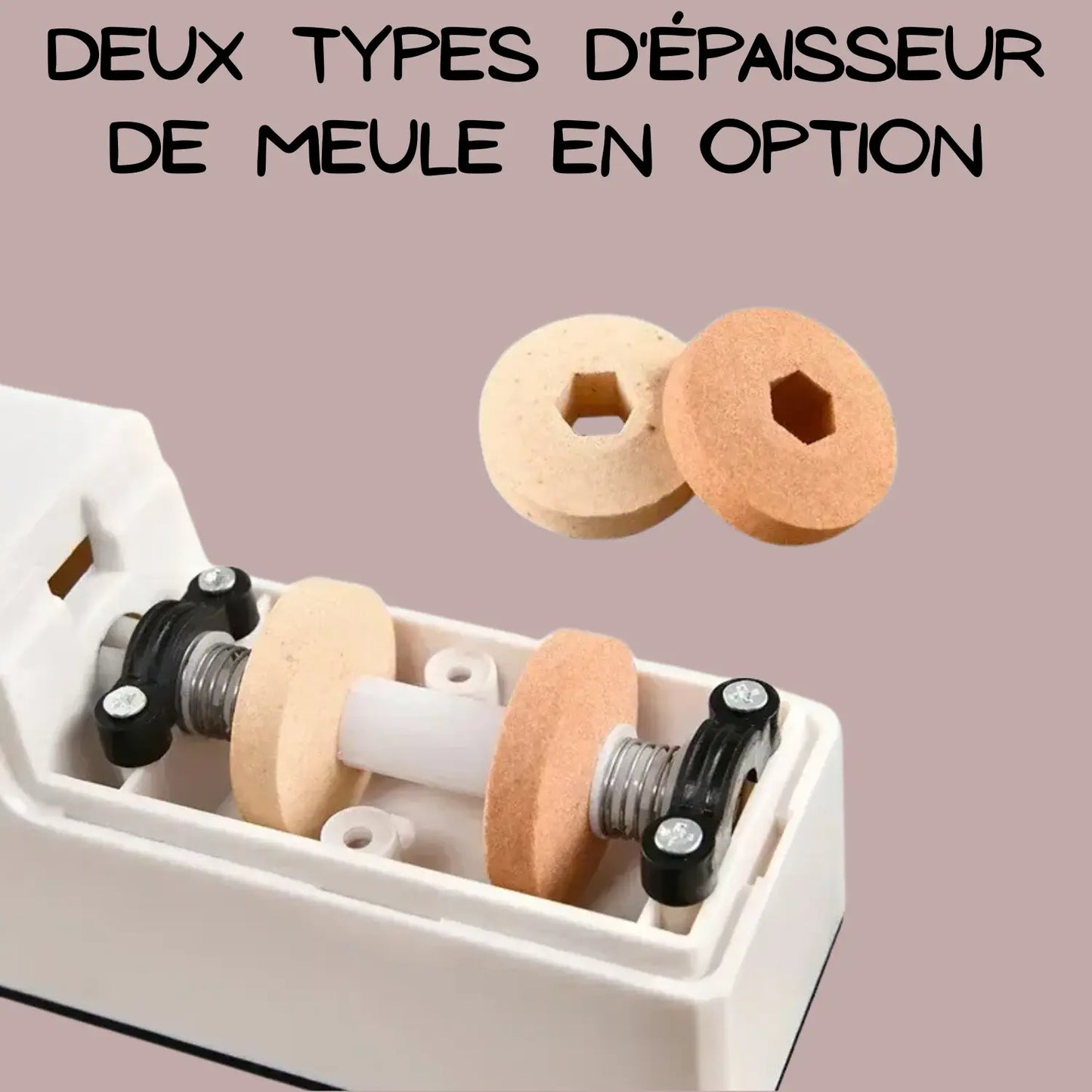 Affuteur de couteaux électrique epaisseur