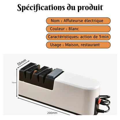 Affuteur de couteaux électrique specs