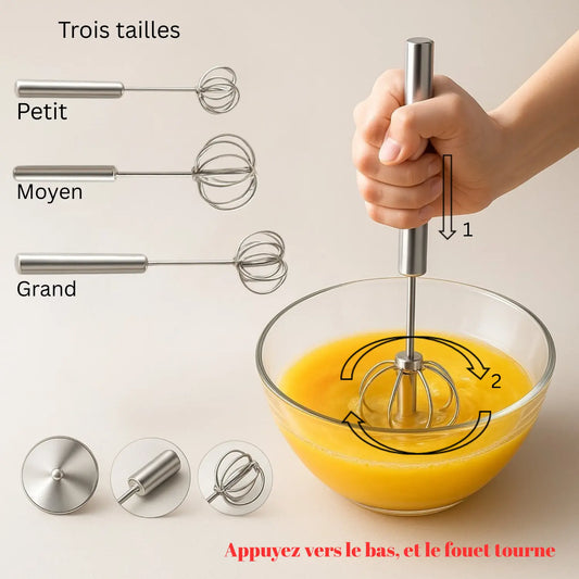 BATTEUR MANUEL À OEUFS │ MANUAL EGGBEATER Paradis Cuisine