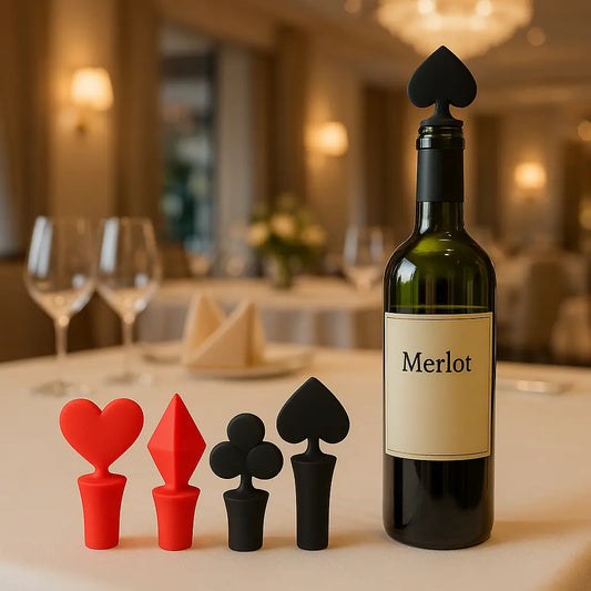 Bouchon de bouteille de vin Poker exemples Paradis Cuisine