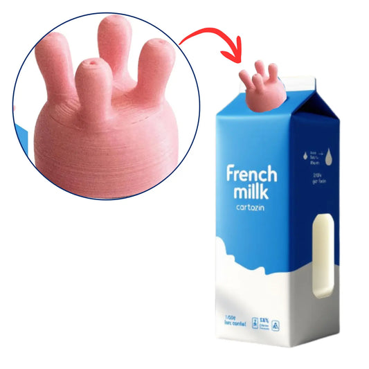 BOUCHON DE BOUTEILLE DE LAITEN FORME DE PIS DE VACHE │CAW-CAP-KIDS Paradis Cuisine