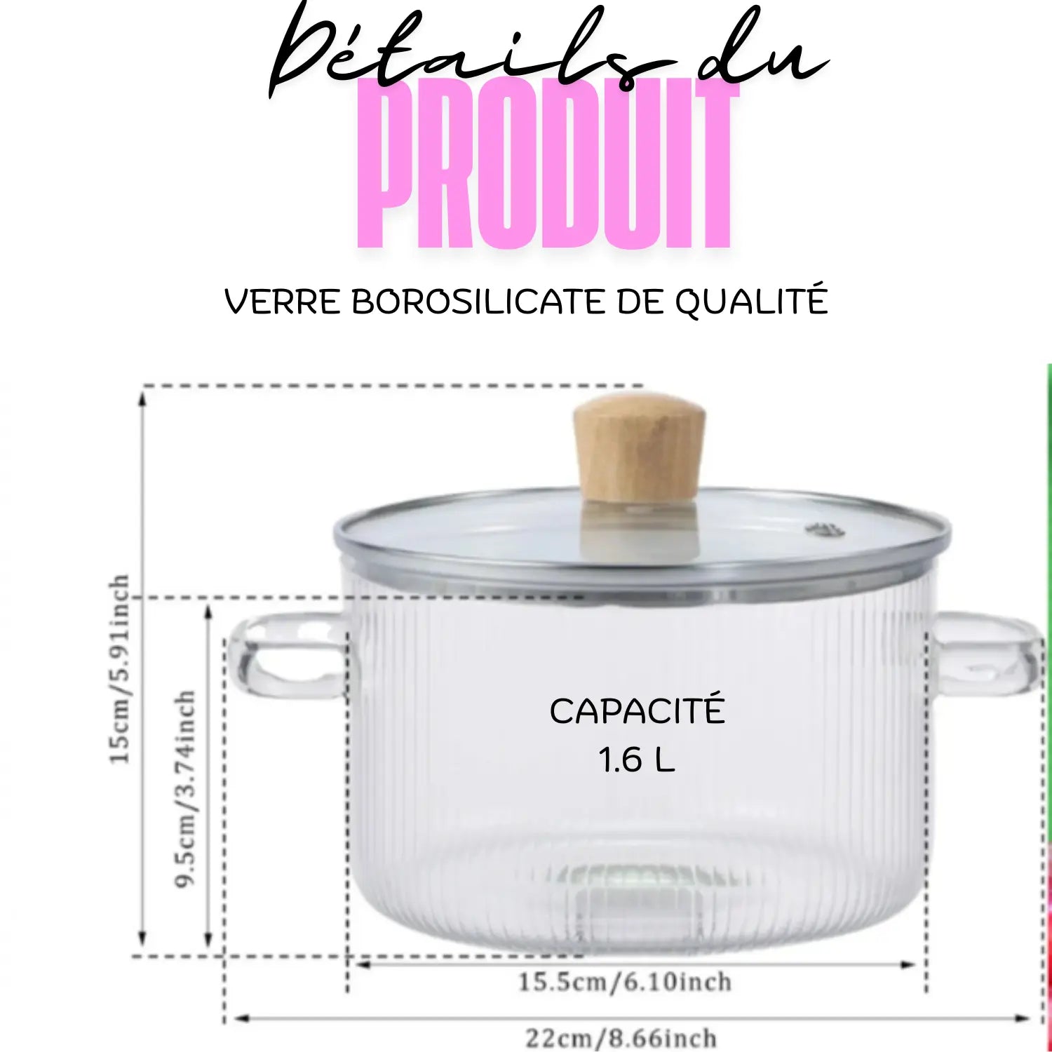 CASSEROLE EN VERRE │ CRISTAL-POT Paradis Cuisine