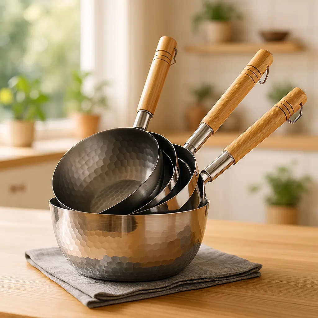 Casserole Inox Martele Tailles - Paradis Cuisine