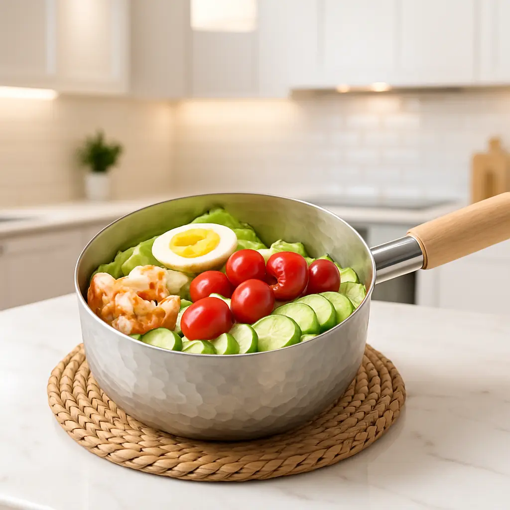 Casserole Inox  Martelee Usage - Paradis Cuisine