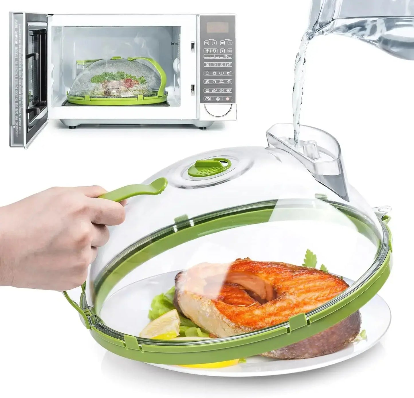 Couvercle micro onde antiéclaboussures Gadgets Paradis Cuisine