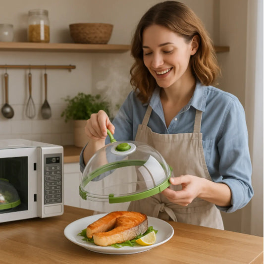 Couvercle micro onde antiéclaboussures Gadgets Paradis 