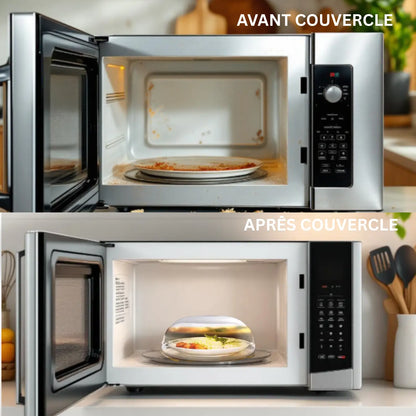 COUVERCLE MICRO ONDE ANTI-ÉCLABOUSSURES │ ANTI-SPLASH-COVER Paradis Cuisine