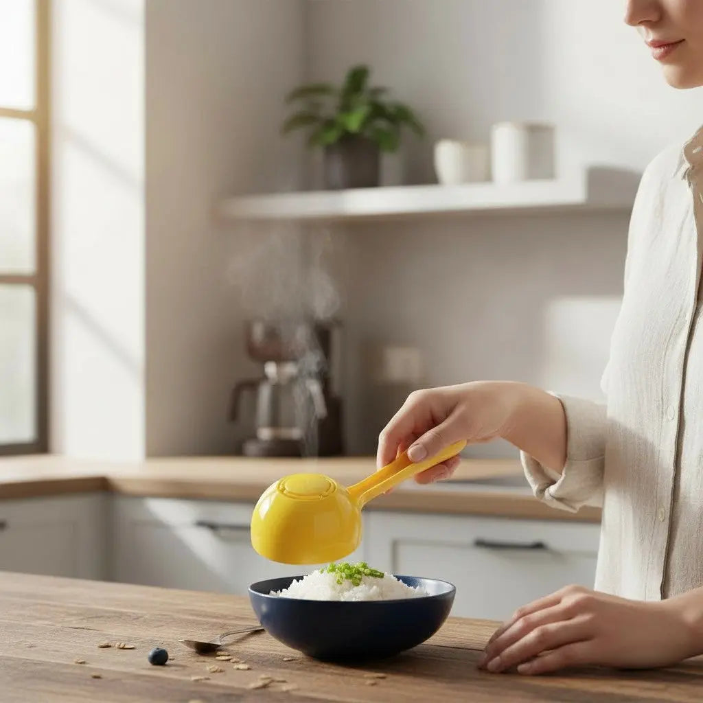 CUILLÈRE À RIZ (SEMI-CIRCULAIRE) | MOULE-À-RIZ Paradis Cuisine