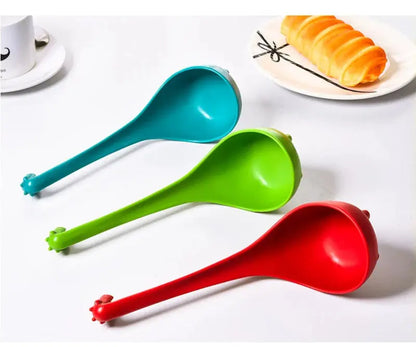 Cuillère à soupe 3 couleurs en girafe