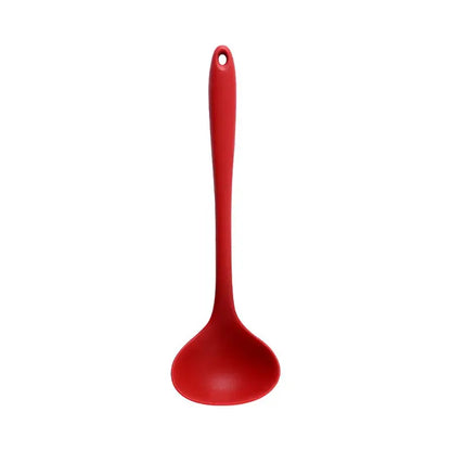Long Handle Silicone Soup Spoon Large Ramen Noodles Tablespoons Hot Pot Porridge Ladle Scoop Kawaii Japanese Kitchen Utensils Paradis Cuisine