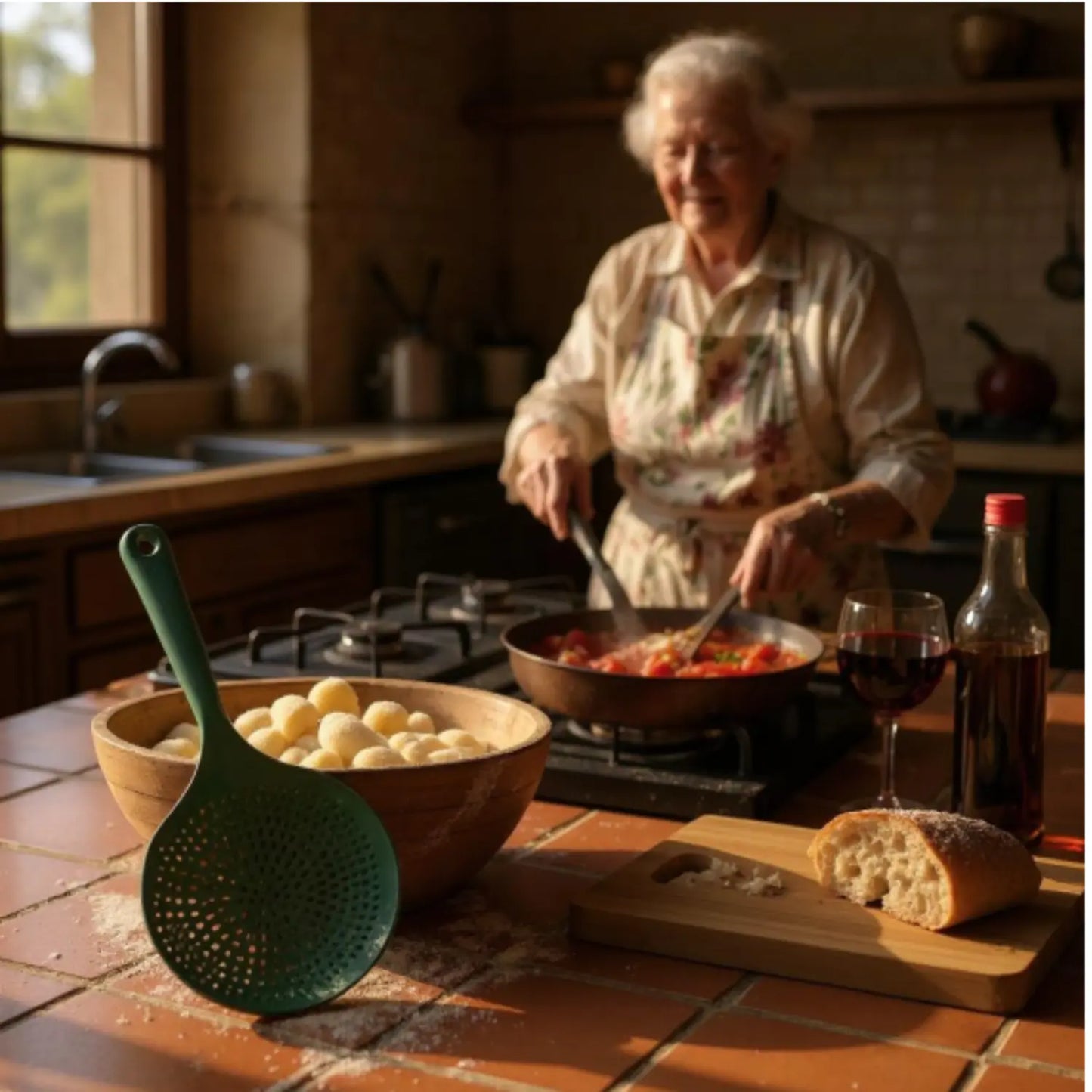 Cuillere passoire en silicone Paradis Cuisine