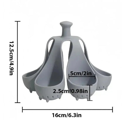 CUISEUR À OEUFS EN SILICONE │ SUPPPORT-VAPEUR Paradis Cuisine