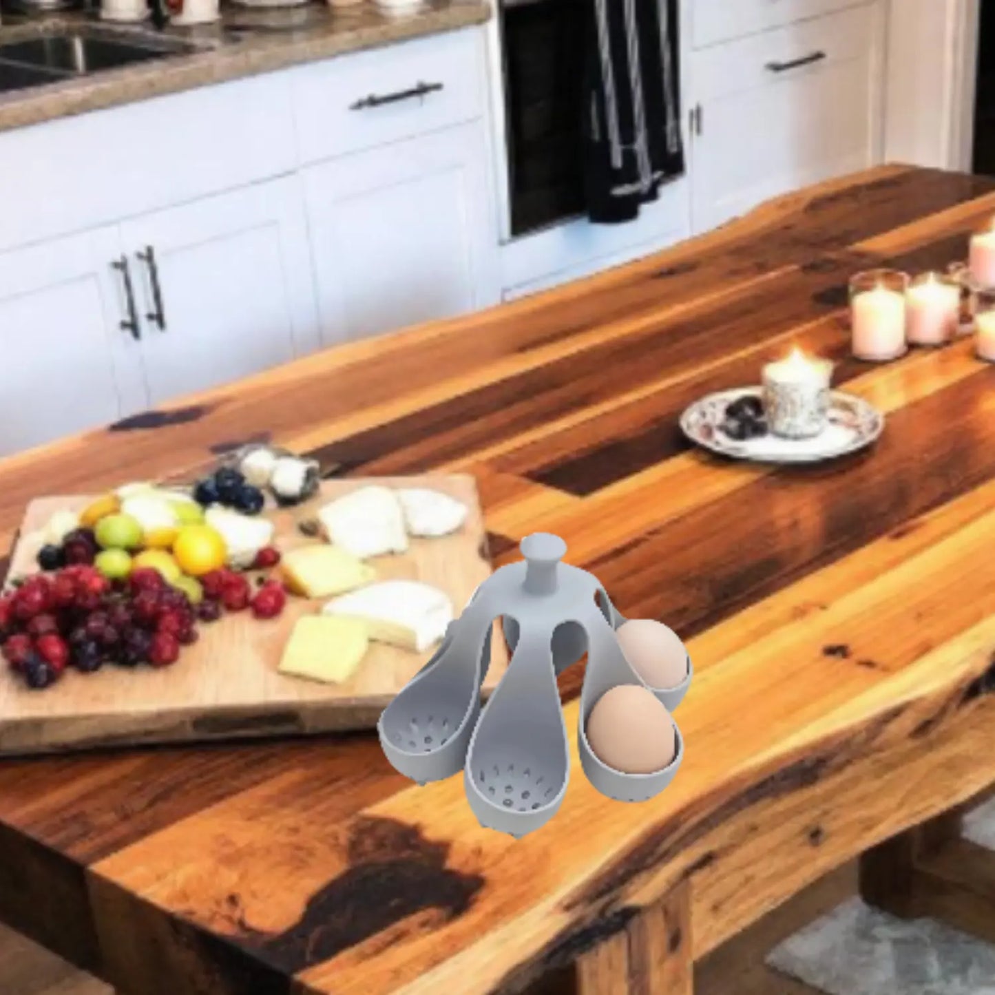 CUISEUR À OEUFS EN SILICONE │ SUPPPORT-VAPEUR Paradis Cuisine