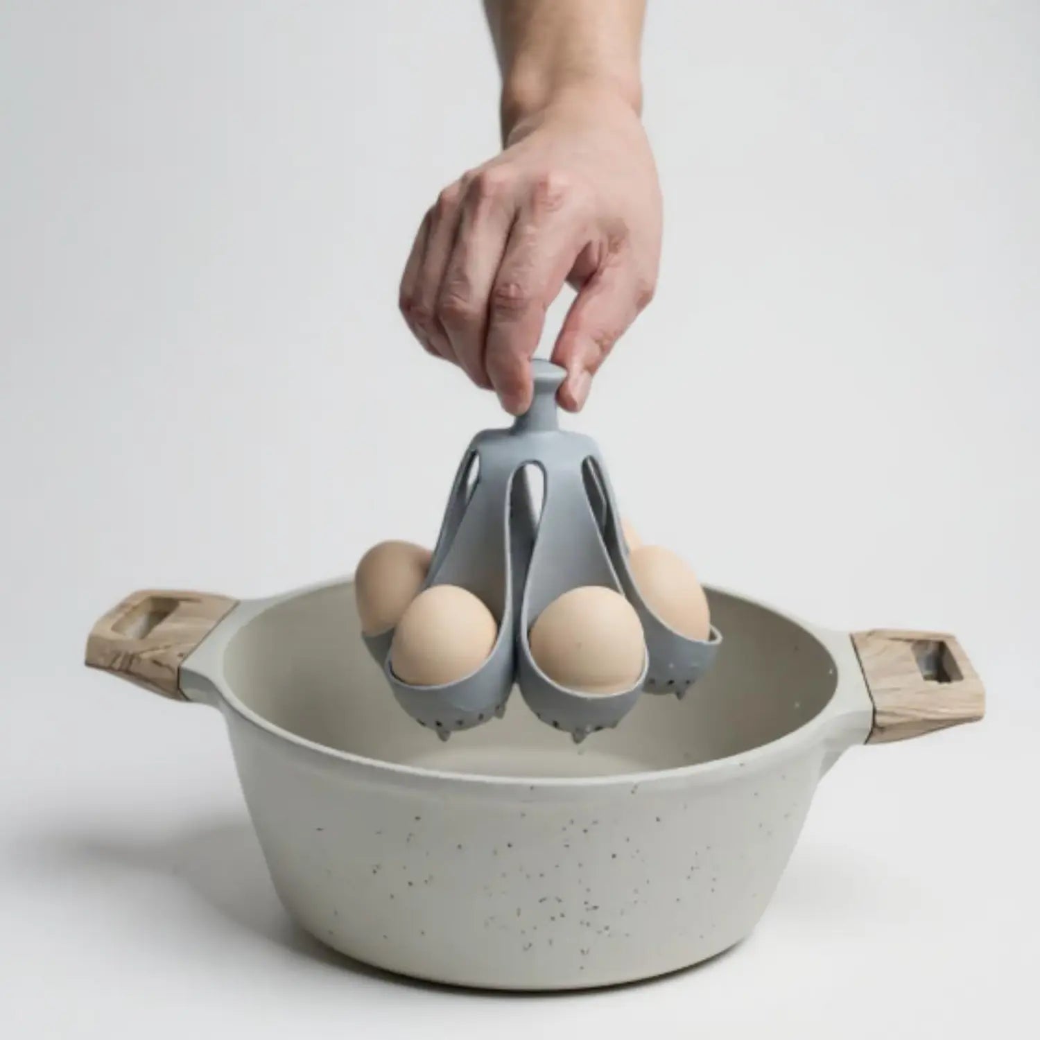 CUISEUR À OEUFS EN SILICONE │ SUPPPORT-VAPEUR Paradis Cuisine