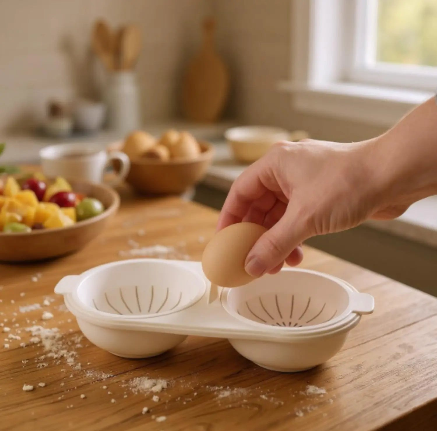 CUISEUR OEUF POUR MICRO-ONDE │ EGGS-POACHER Paradis Cuisine