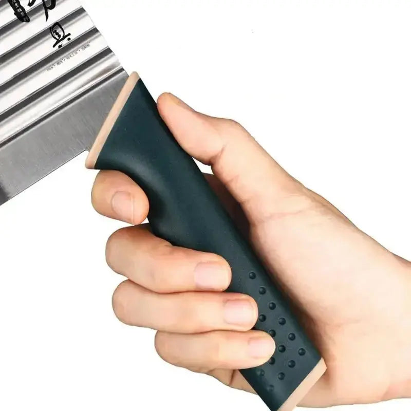 Couteau ondule poignee