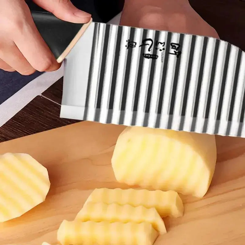 Couteau ondule patates