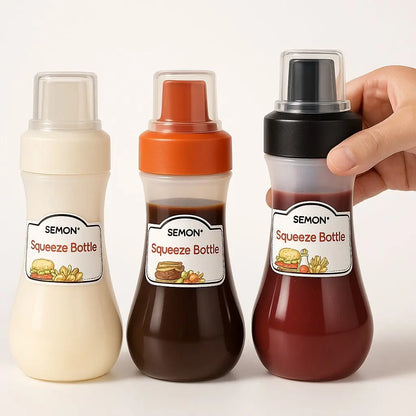 Distributeur de sauce à 5 trous trois exemples