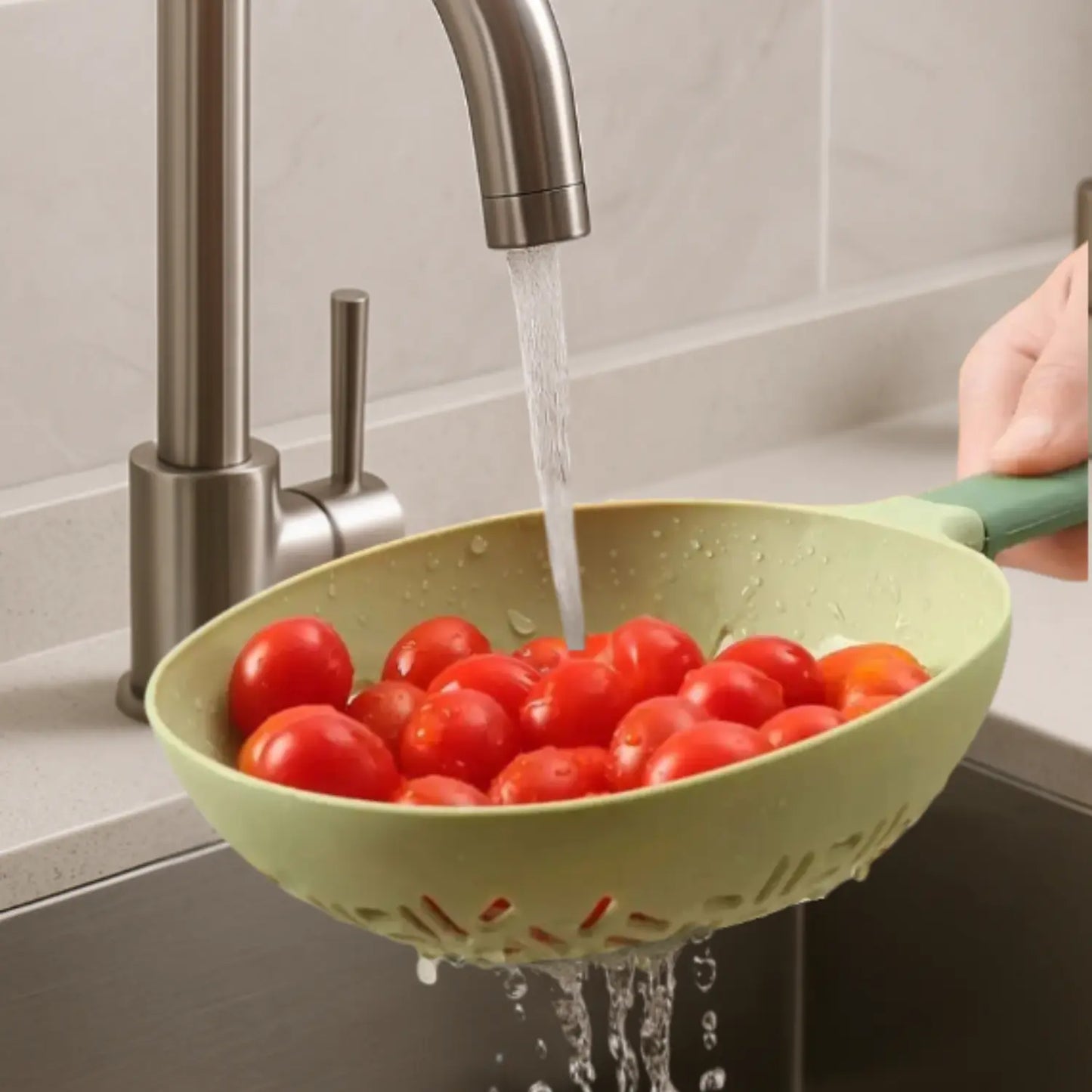 Écumoire à pates en silicone -Paradis-Cuisine