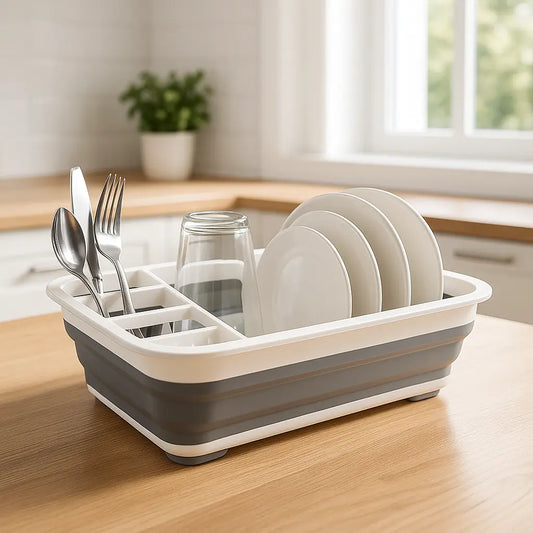 ÉGOUTTOIR À VAISSELLE PLIABLE │ SPACESAVER Paradis Cuisine
