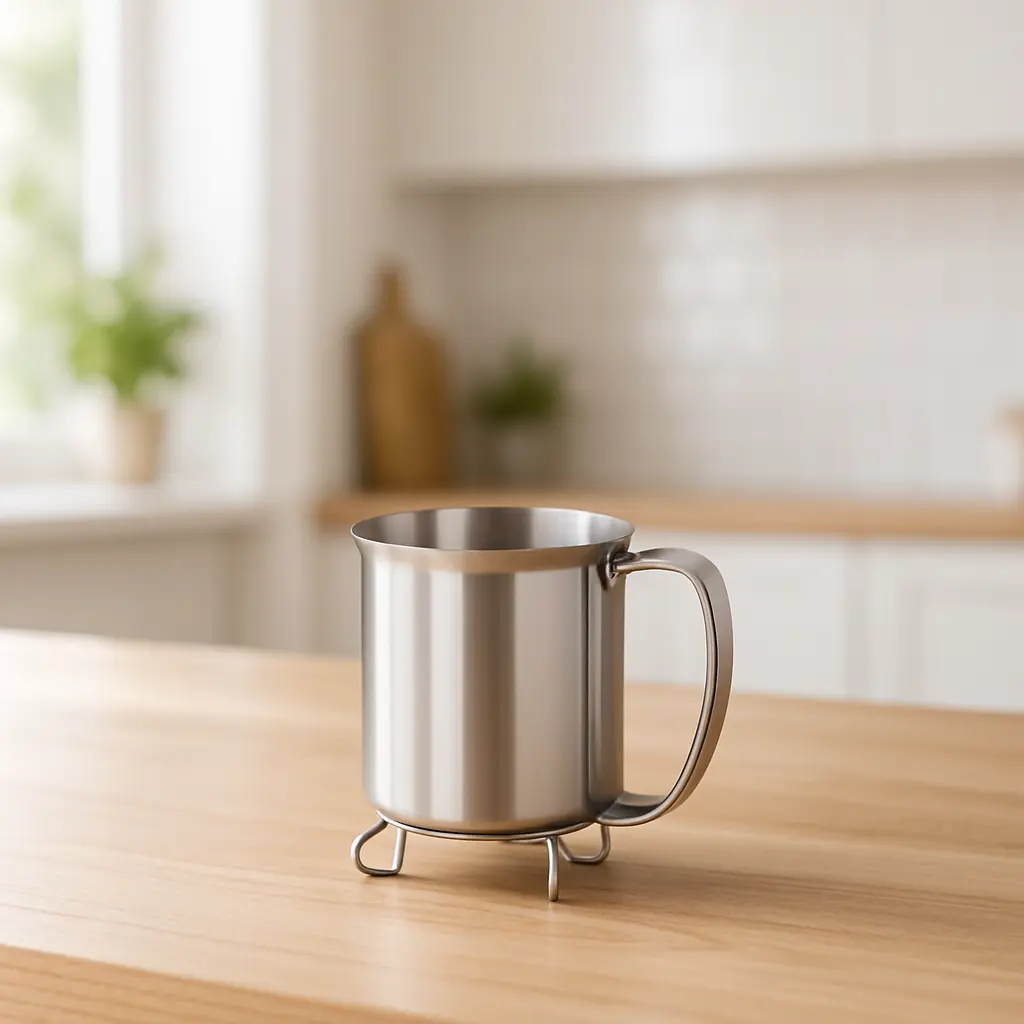 Entonnoir à piston inox demo - Paradis Cuisine