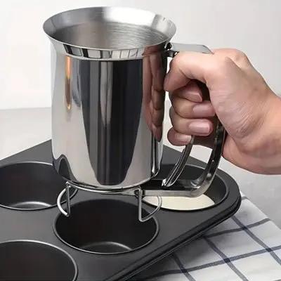 Entonnoir à piston  inox servir - Paradis Cuisine