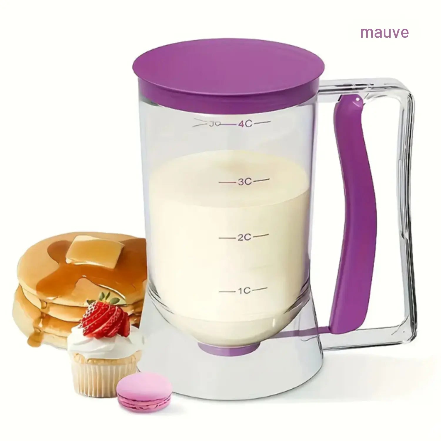 Entonnoir a piston mauve - Paradis-Cuisine