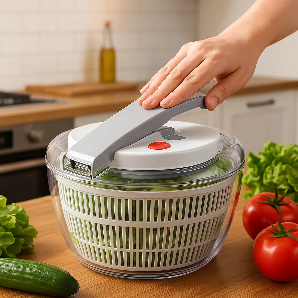 ESSOREUSE À SALADE (PISTON) │ PISTON-SPINNER Paradis Cuisine