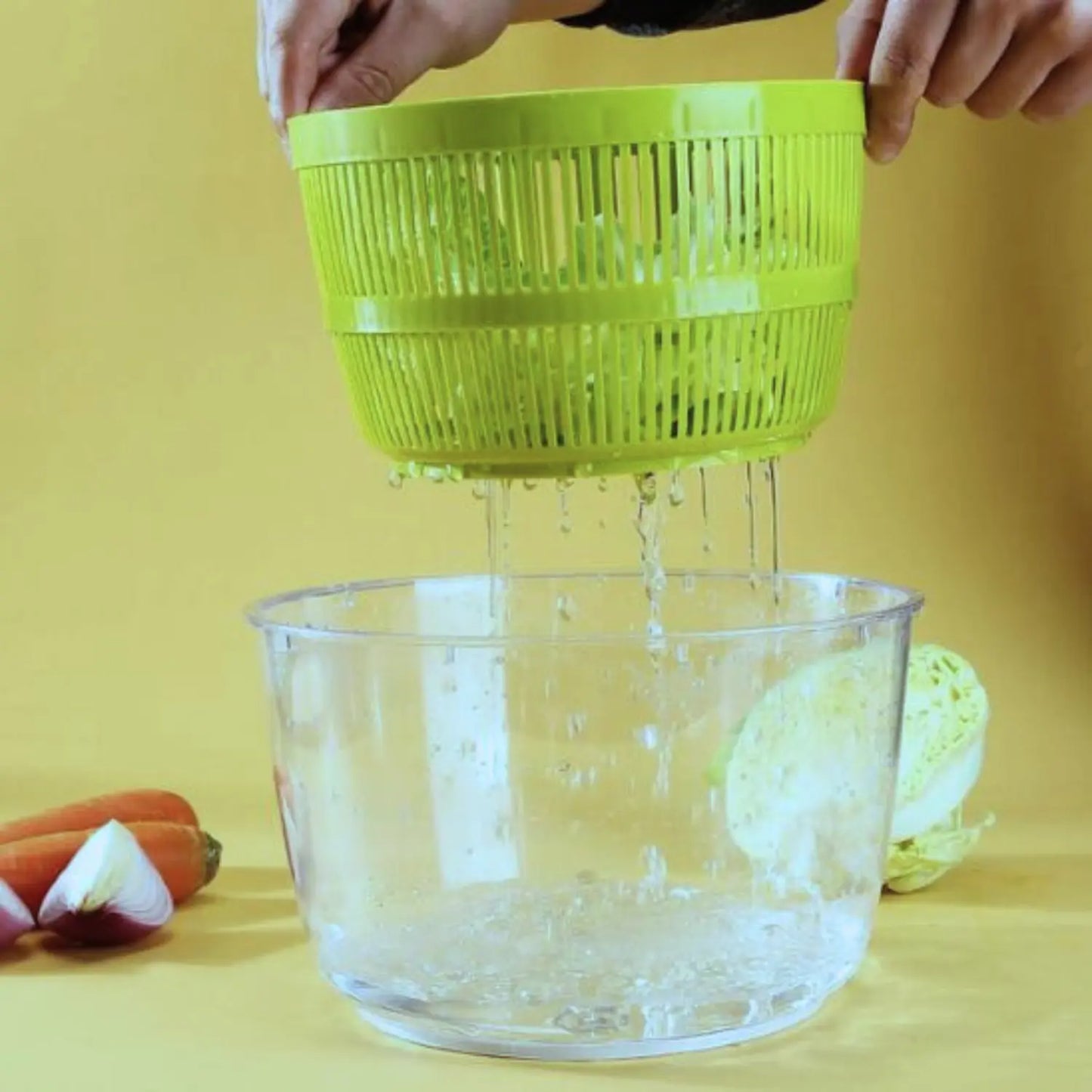 ESSOREUSE À SALADE  AVEC POIGNÉE │LEGU-DEHYDRATOR Paradis Cuisine