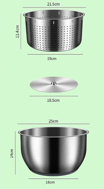 ESSOREUSE À SALADE INOX │ SECODYN Paradis Cuisine