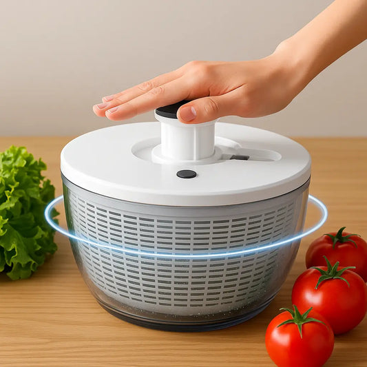 Essoreuse à salade pressage vertical