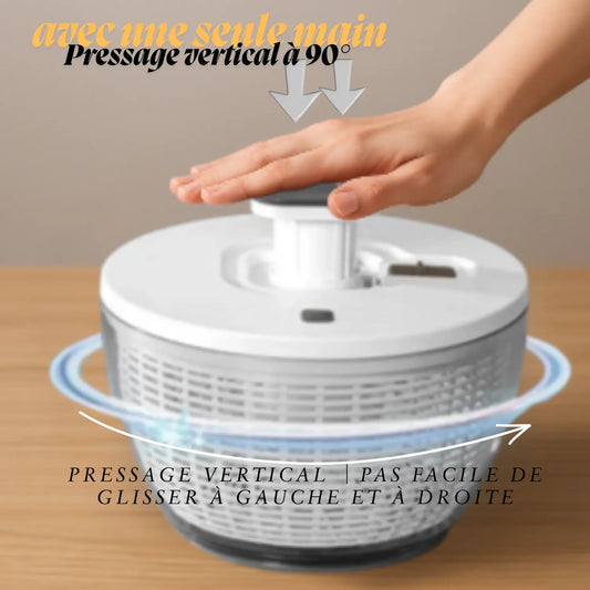 Essoreuse à salade pressage vertical