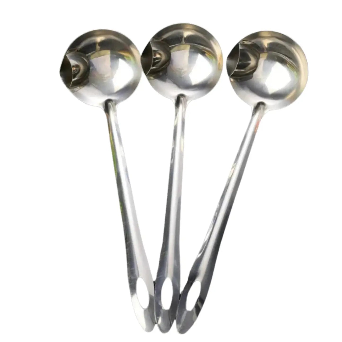 Stainless Steel Oil Separating Spoon Soup Colander Kitchen Gravy Oil Soup Fat Separator Yogurt Oil Skimmer Spoon Kitchen Gadgets Paradis Cuisine