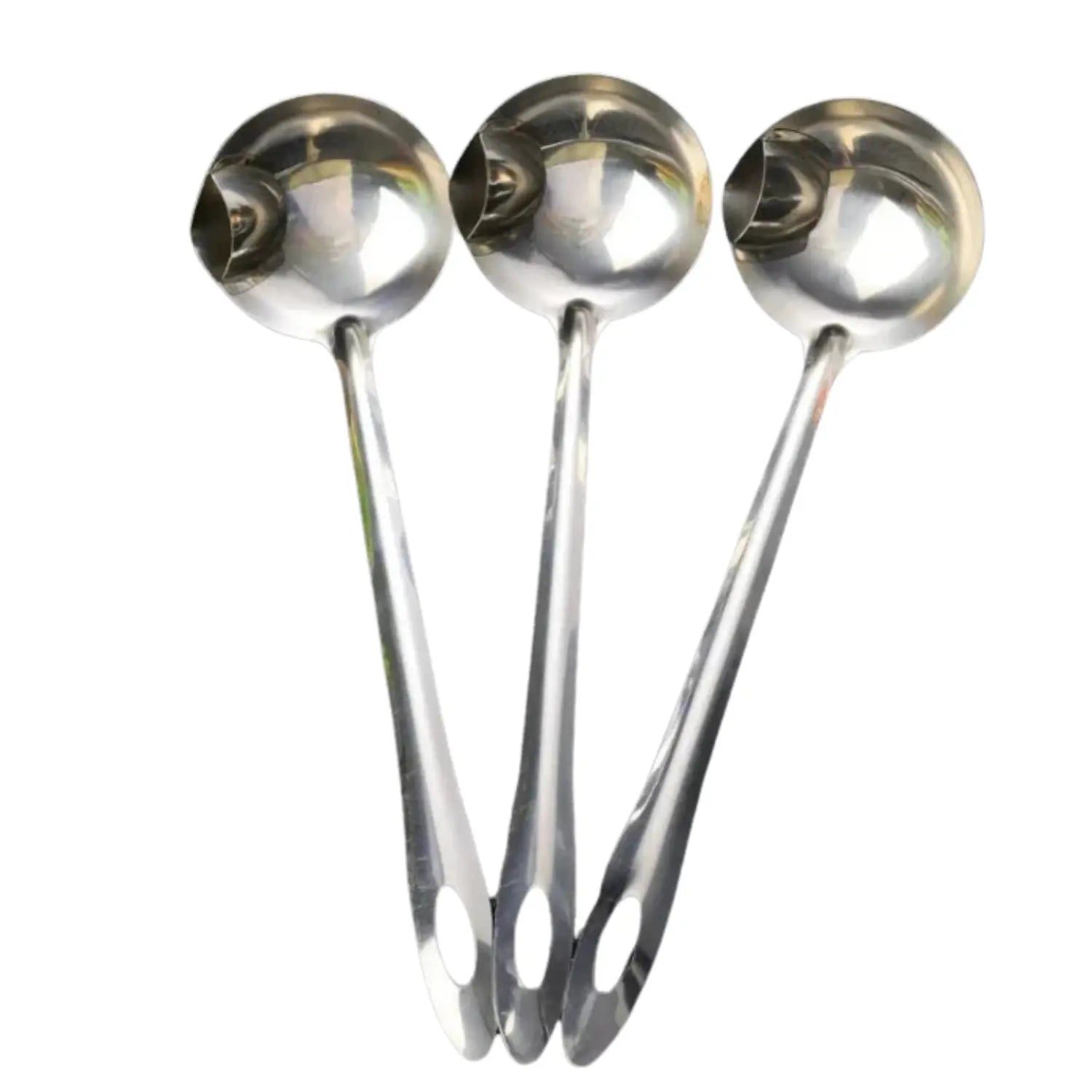 Stainless Steel Oil Separating Spoon Soup Colander Kitchen Gravy Oil Soup Fat Separator Yogurt Oil Skimmer Spoon Kitchen Gadgets Paradis Cuisine
