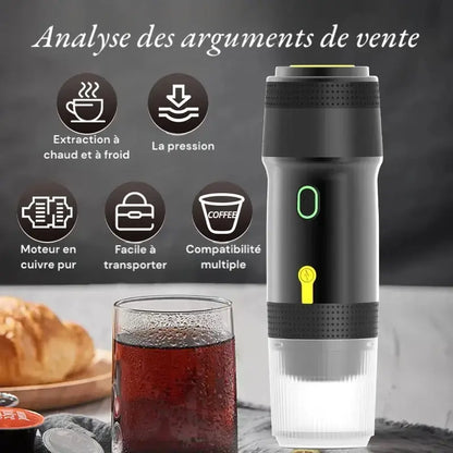 Machine a cafe portable arguments de vente