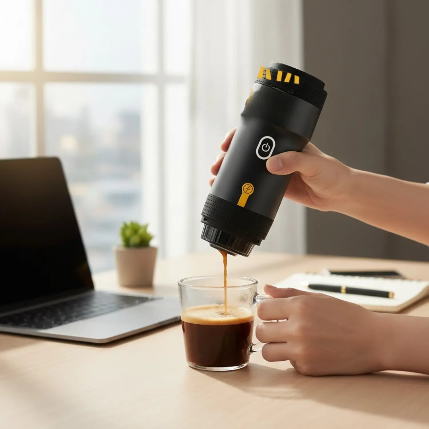 Machine a cafe portable chaud et froid