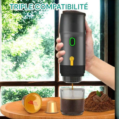 Machine a cafe portable triple compatibilite