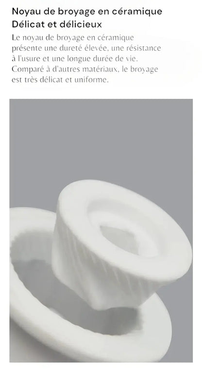 Moulin a sel et poivre electrique Ceramique