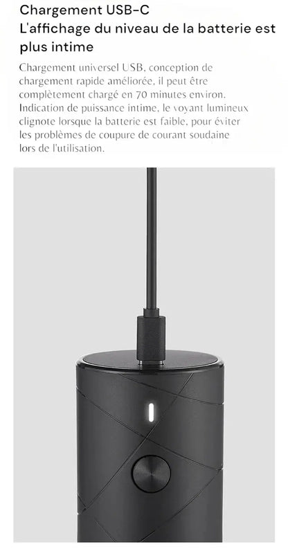 Moulin a sel et poivre electrique USB-C