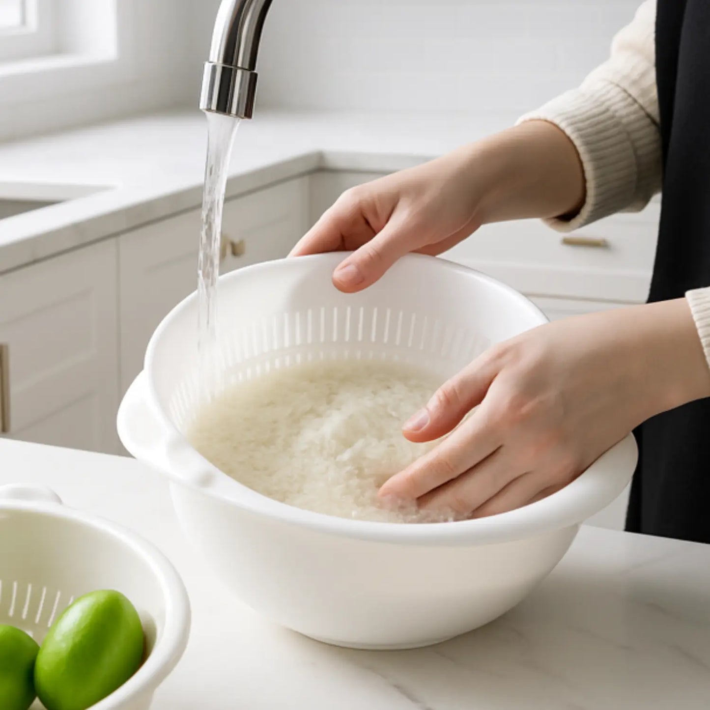 Passoire Multifonction à double couche - Paradis Cuisine