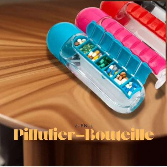 Pillulier bouteille 2-en-1 Demo