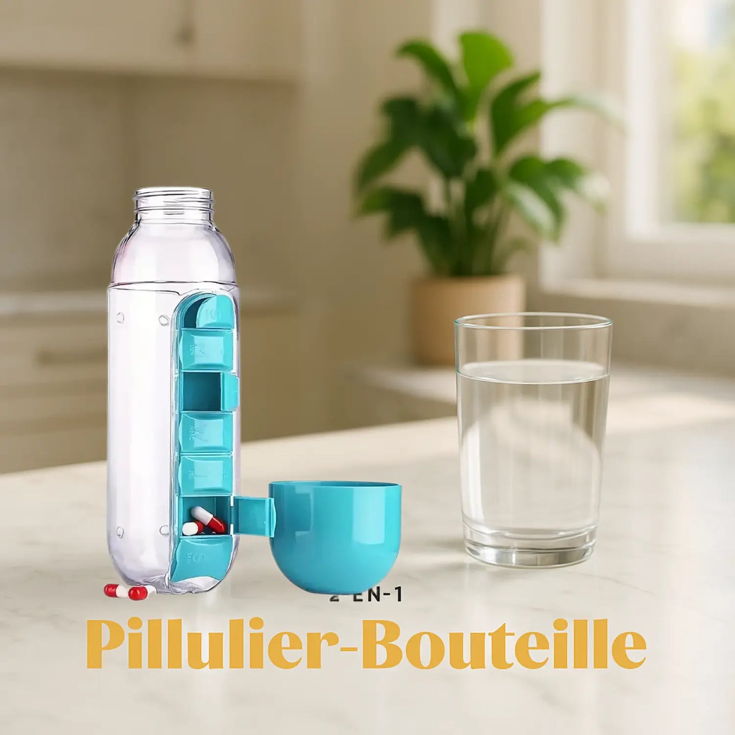 PILLULIER BOUTEILLE 2-EN-1 │ PILLS-BOTTLE Paradis Cuisine
