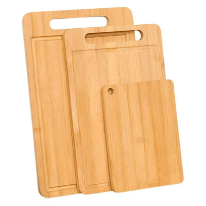 Planches à découper en bois trois sortes