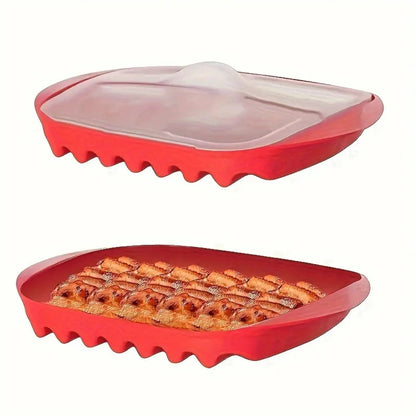 PLATEAU À BACON POUR MICRO ONDES EN SILICONE │ SILICONE-BACON-MAKER Paradis Cuisine