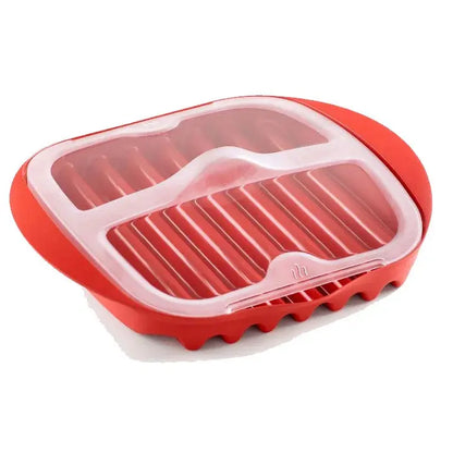 PLATEAU À BACON POUR MICRO ONDES EN SILICONE │ SILICONE-BACON-MAKER Paradis Cuisine