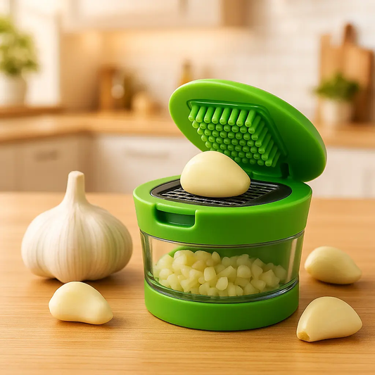 Presse ail manuel vert en  fonction demo