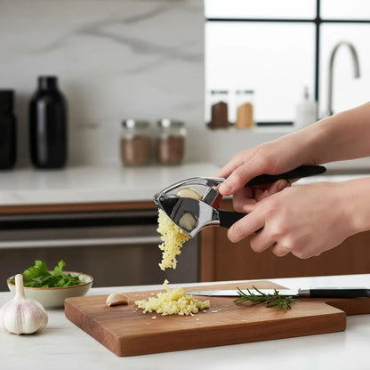 PRESSE AIL À POIGNÉES NOIRES | RUBBER-GARLIC-PRESSER Paradis Cuisine