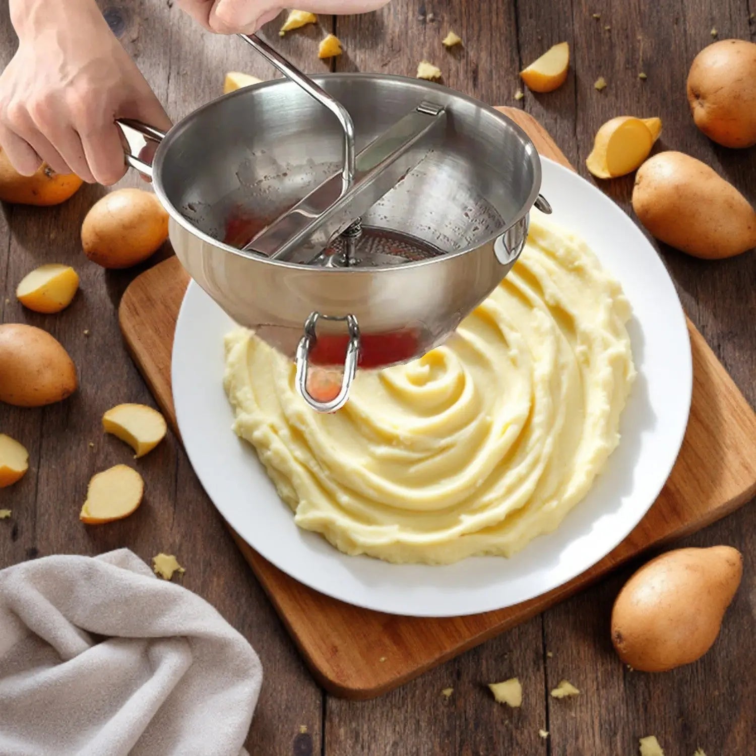 Presse puree manuel moulinex  fonction